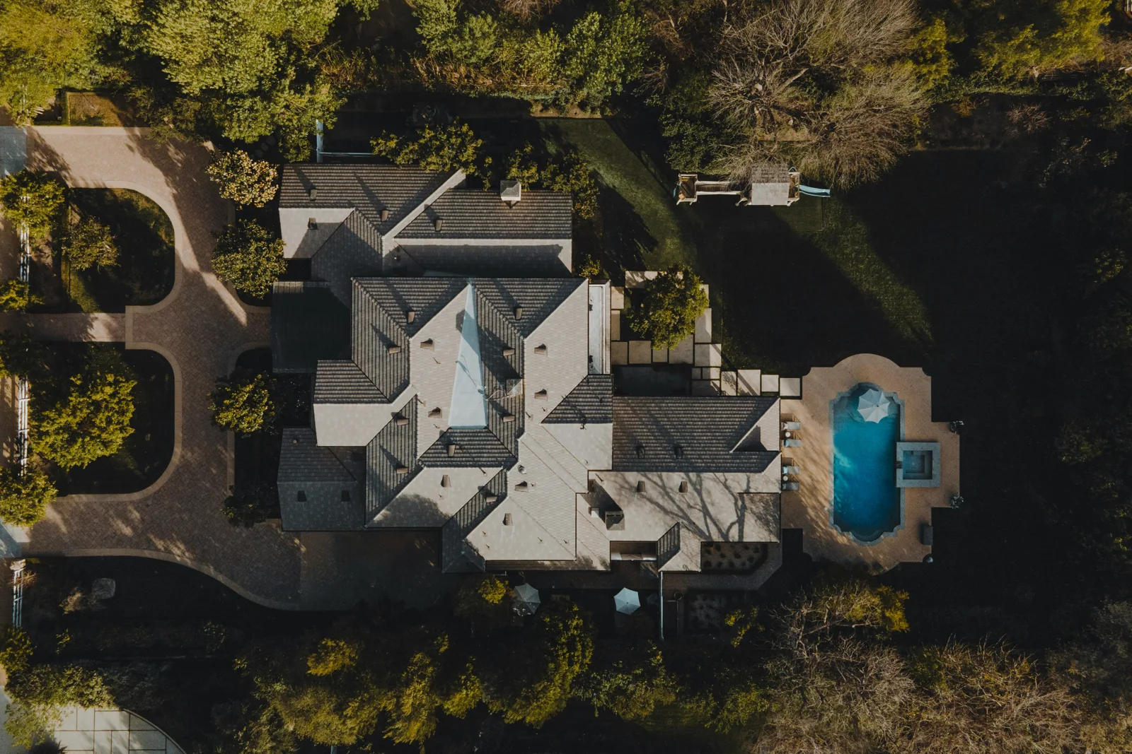 Australian construction project from above